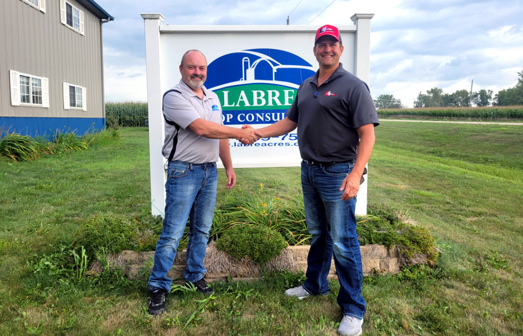 E4 Crop Intelligence President, Greg Reisz, and Labre Crop Consulting, Brent Johnson, reached an acquisition agreement