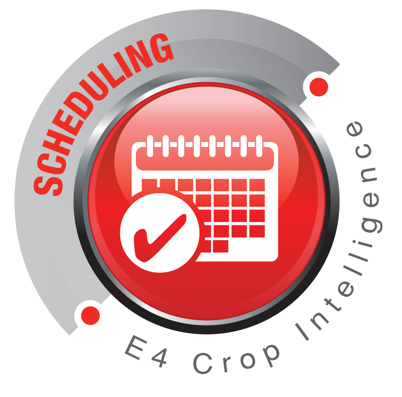 Manage and keep track of field and farm activities with E4’s Scheduling Module.