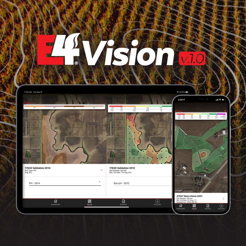 E4 Vision App on tablet and mobile devices
